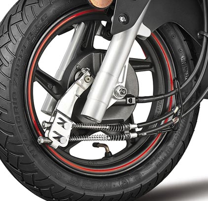  Integrated Braking System and Tubeless Tyres