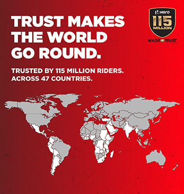 Hero Trusted By 110 Million Riders