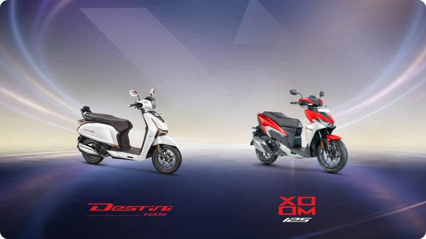 Mileage Comparison of Hero Destini 125 vs Hero Xoom 125