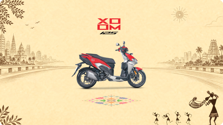 For Young Riders Who Find Ordinary Scooters Too Boring, XOOM 125 Brings a Different Vibe This Festive Season