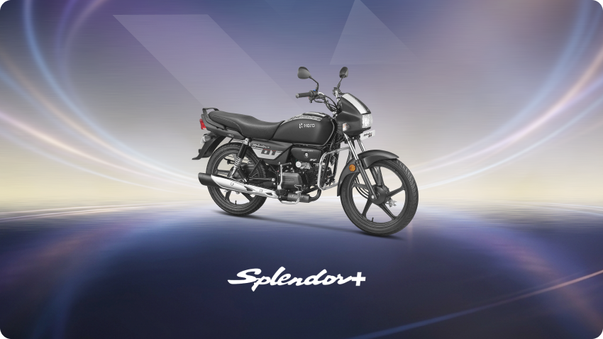Hero Splendor Plus 2025 motorcycle with key specifications and features