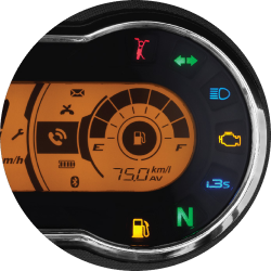 Real time mileage indicator