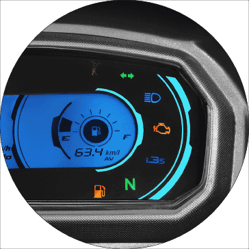 mileage indicator
