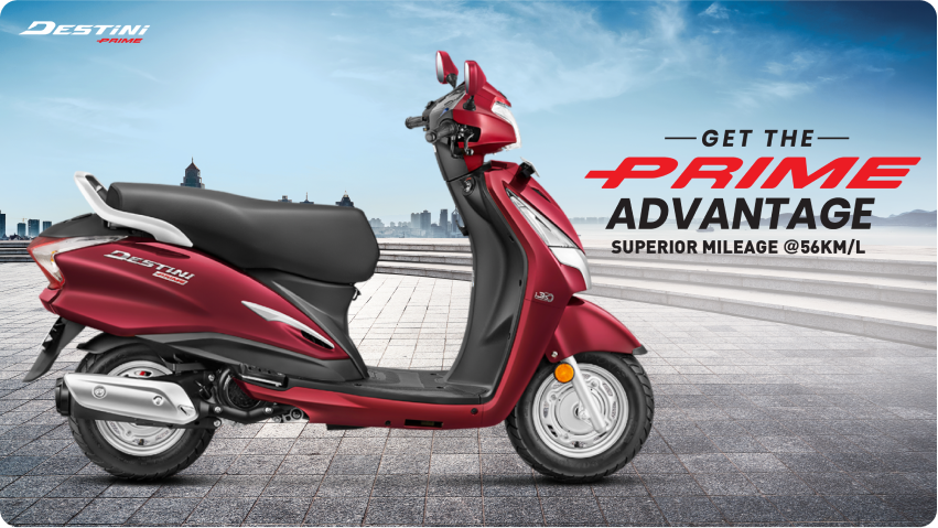 Hero Destini Prime Get the Prime Advantage Price Mileage Specs