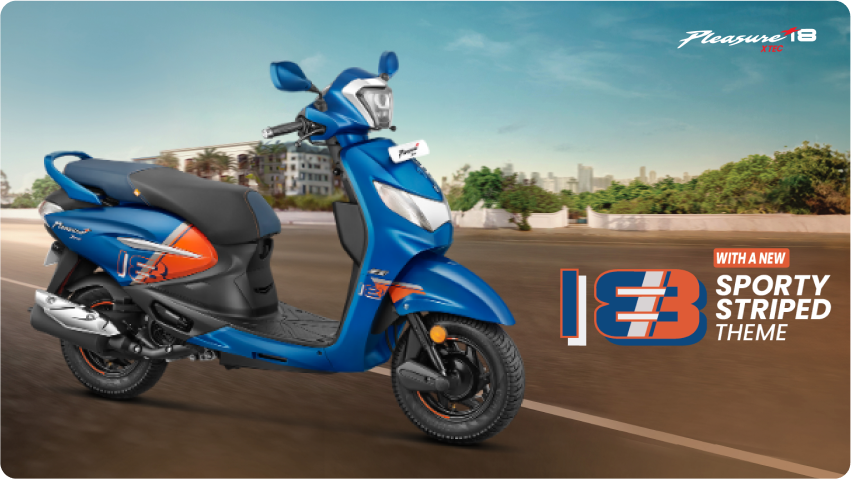 Pleasure scooty new sale