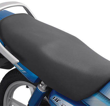 HF Deluxe BS6 - Long Seat & Adjustable Rear Suspension for <b><i>All Road Comfort</i></b>